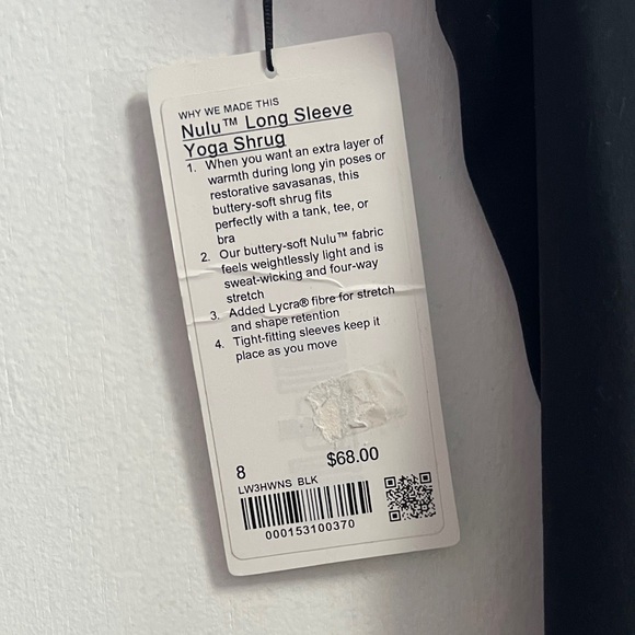 lululemon athletica Black Bolero Jacket - Picture 2 of 4